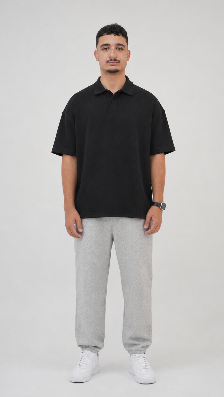 Oversized Polo T-Shirt